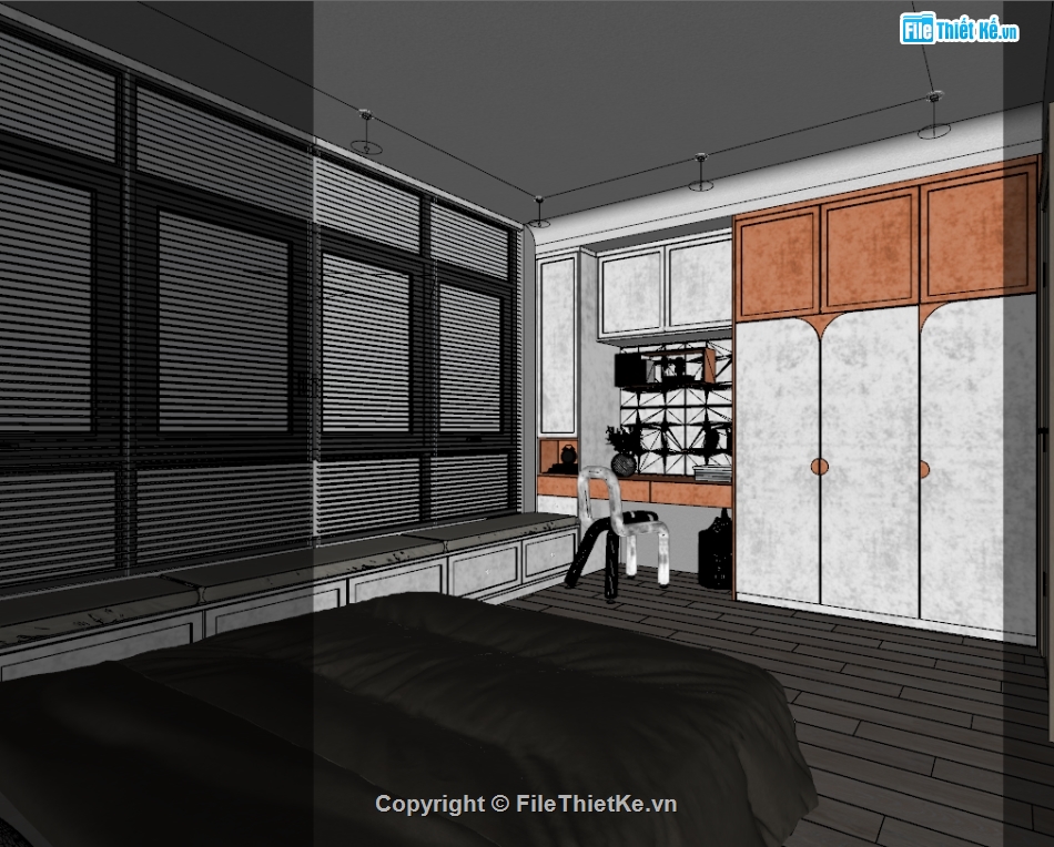 nội thất phòng ngủ,File sketchup nội thất,File sketchup nội thất phòng ngủ,sketchup nội thất phòng ngủ,3d sketchup phòng ngủ,3d phòng ngủ